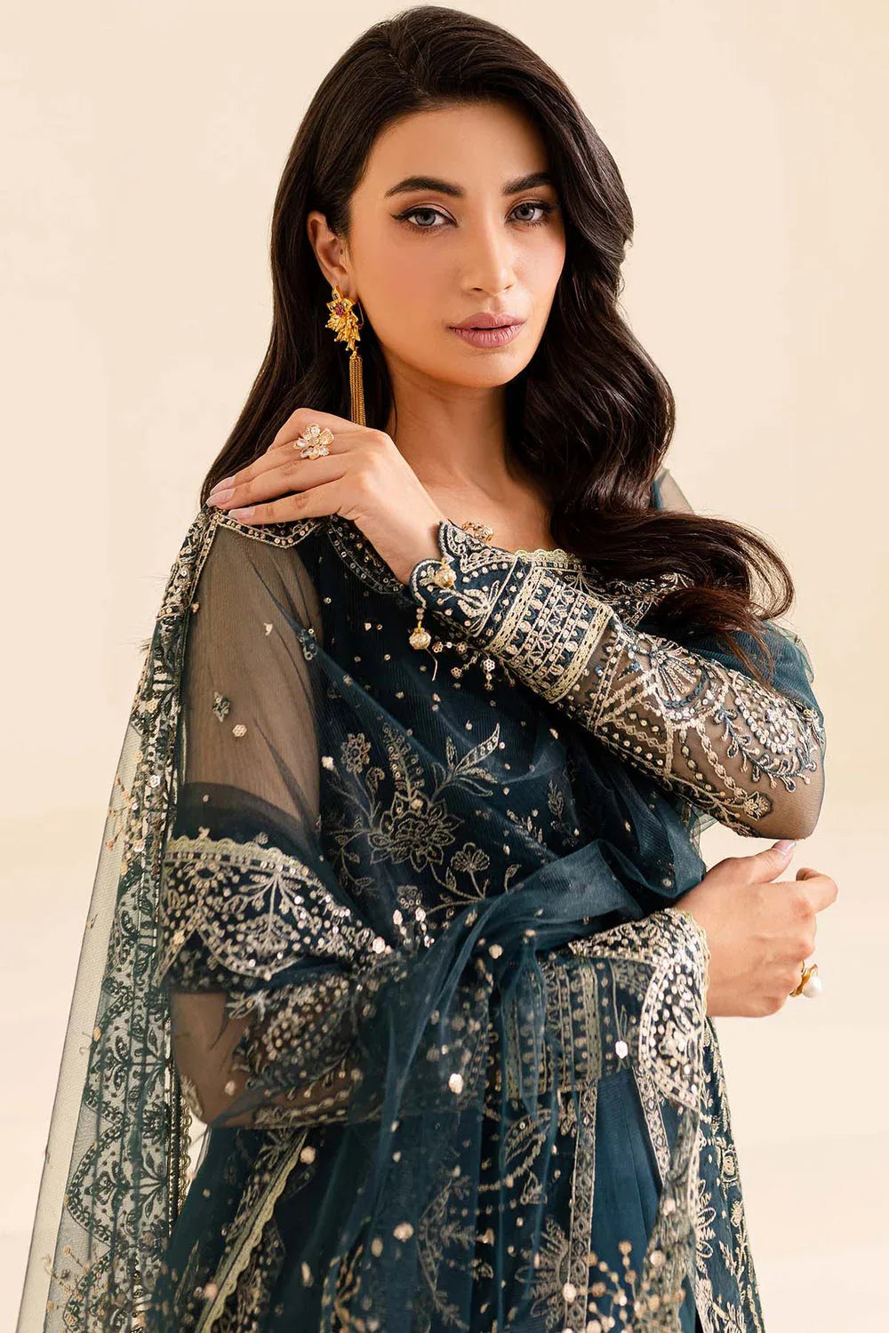 Farasha | Lumiere Formals | Petal Dream - Aqsa Fabrics