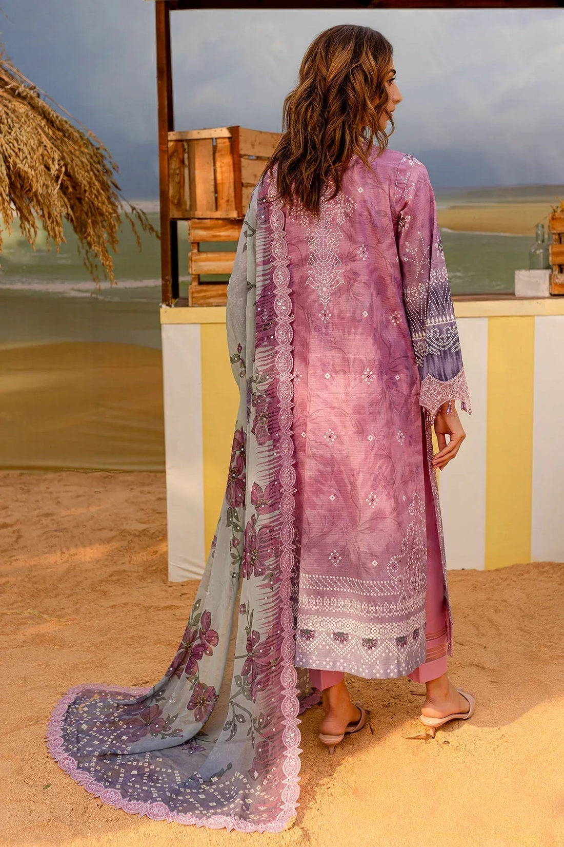 Nureh | Gardenia Lawn 25 | NSG-180 - Aqsa Fabrics