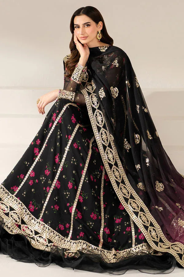Farasha | Fiorella Formals | Fuchsia Night - Aqsa Fabrics