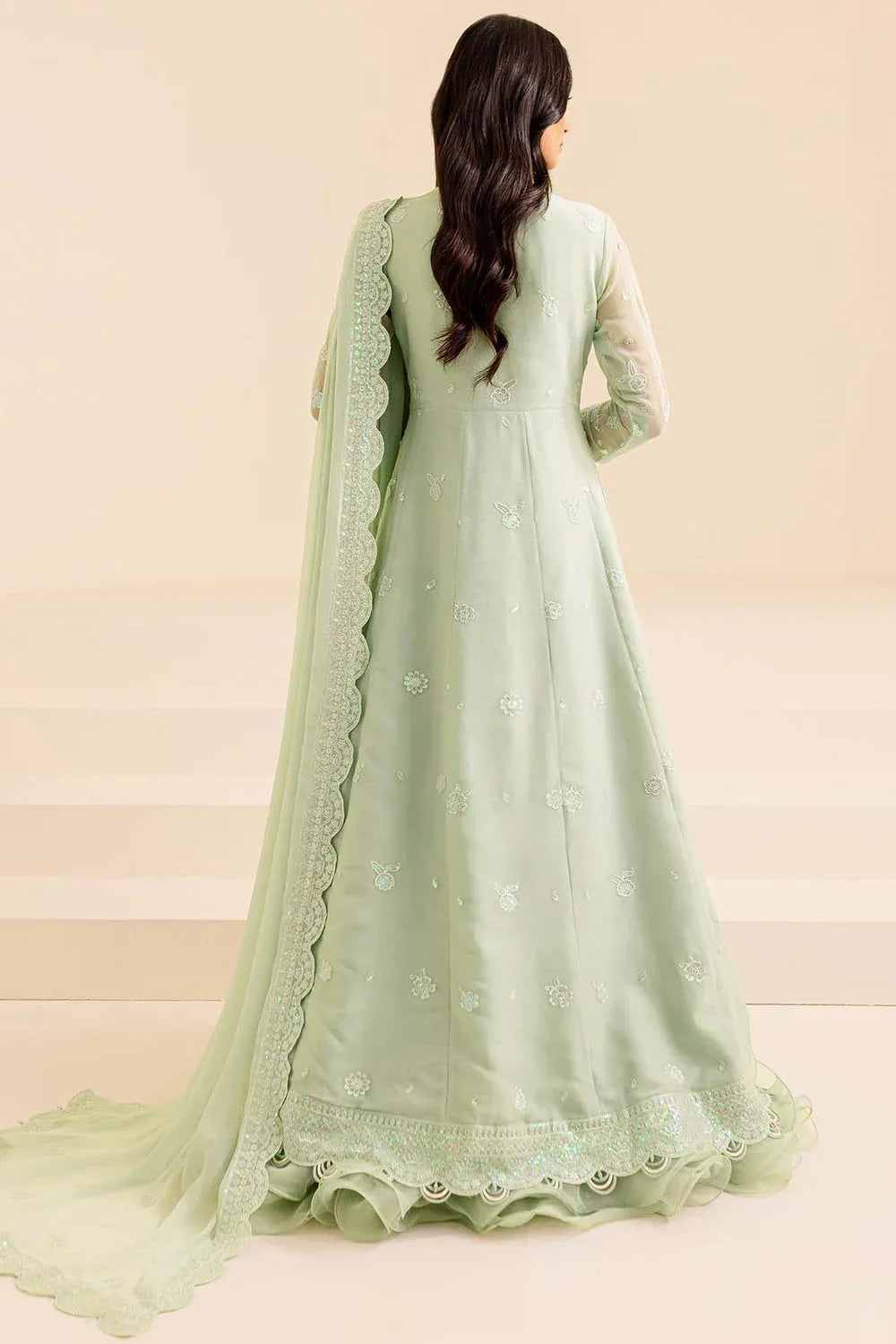 Farasha | Lumiere Formals | Aqua Dream - Aqsa Fabrics
