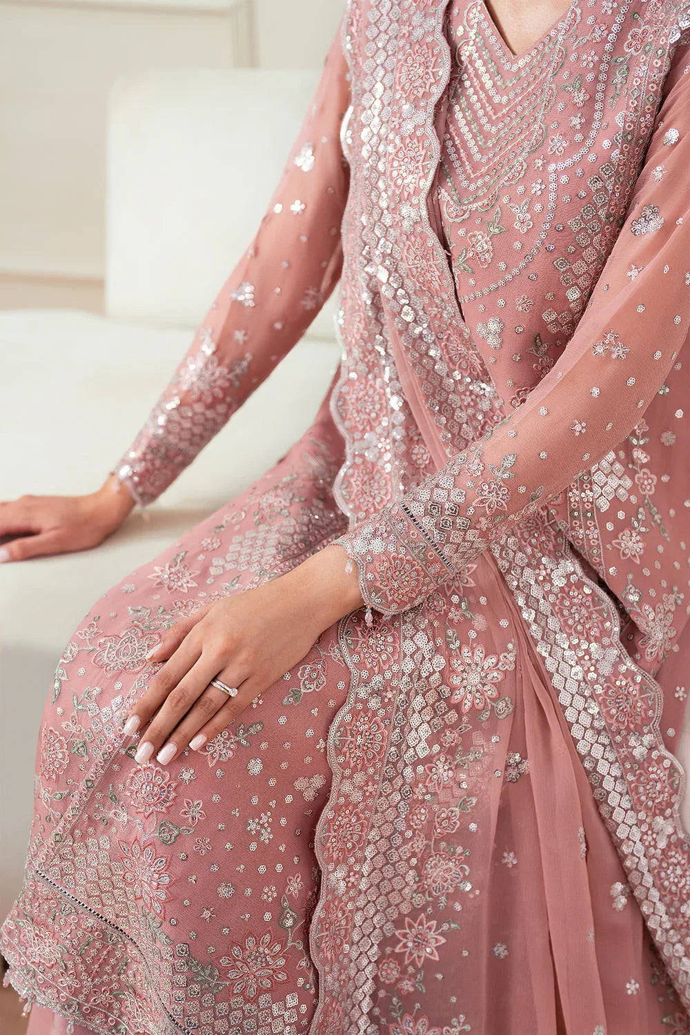 Farasha | Essence Formals 25 | Mauve Light - Aqsa Fabrics