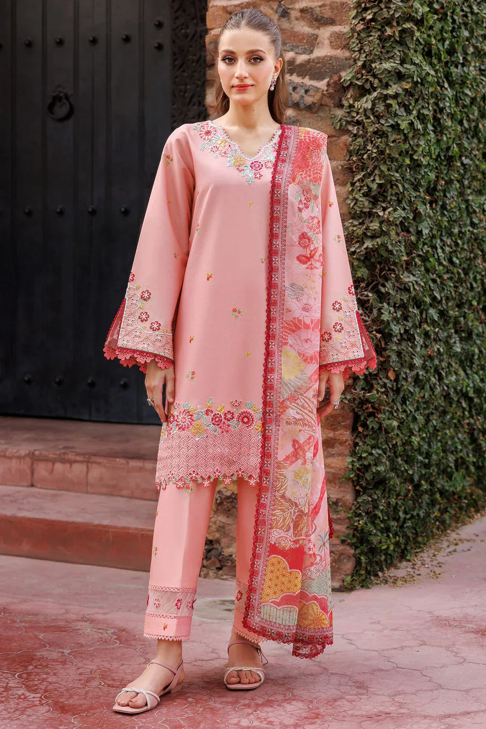 Farasha | Printed Essentials | Daisybel - Aqsa Fabrics