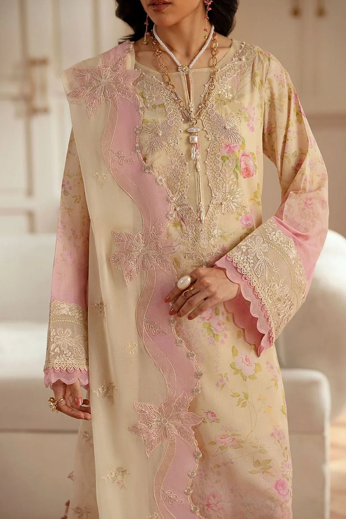 Nureh | Feya Eid Lawn | FE-05 - Aqsa Fabrics