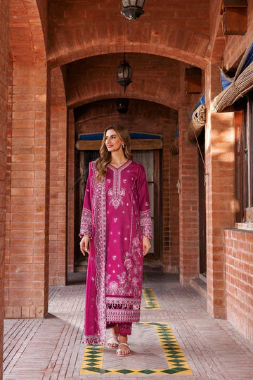 Farasha | Kaavish Lawn 24 | ROSY SOMBER - Aqsa Fabrics