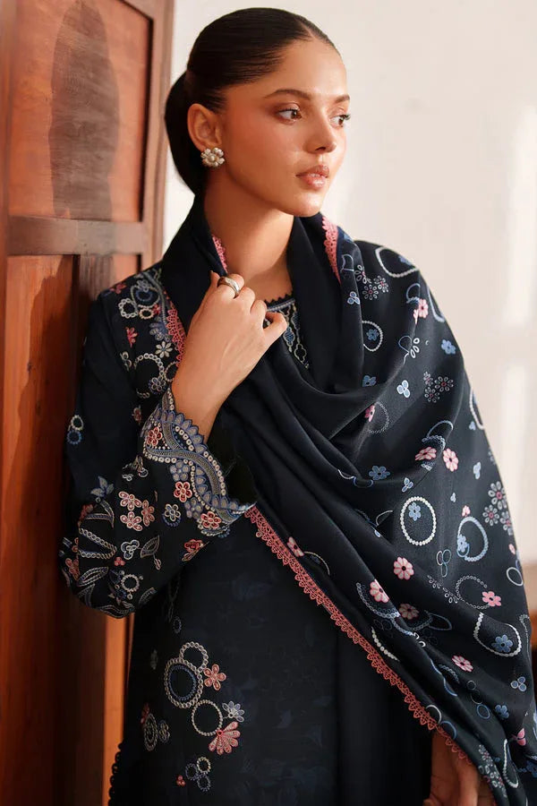 Farasha | Meline Premium Viscose 25 | Night Oak - Aqsa Fabrics