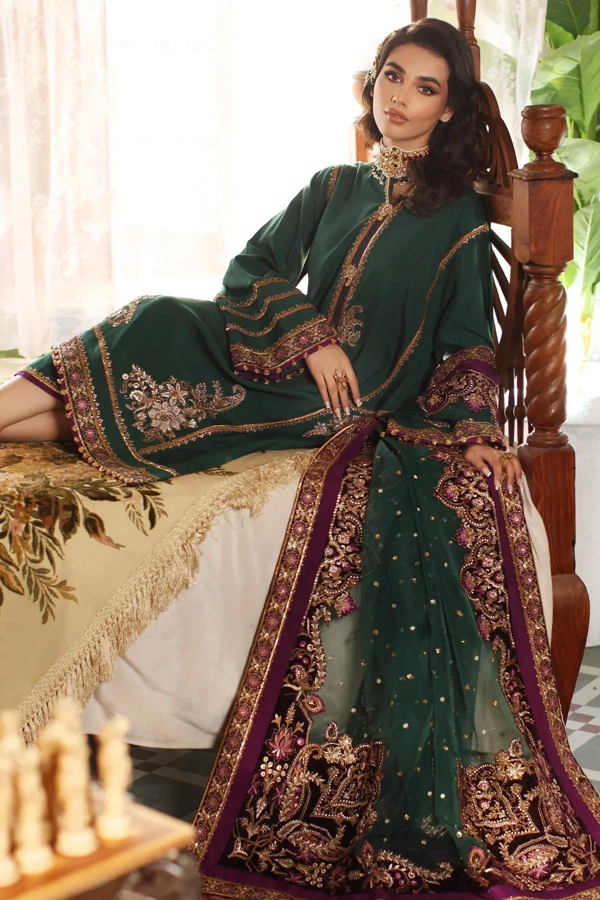 Mina Kashif | Meeral Formals 23 | MKF23-15 - Aqsa Fabrics