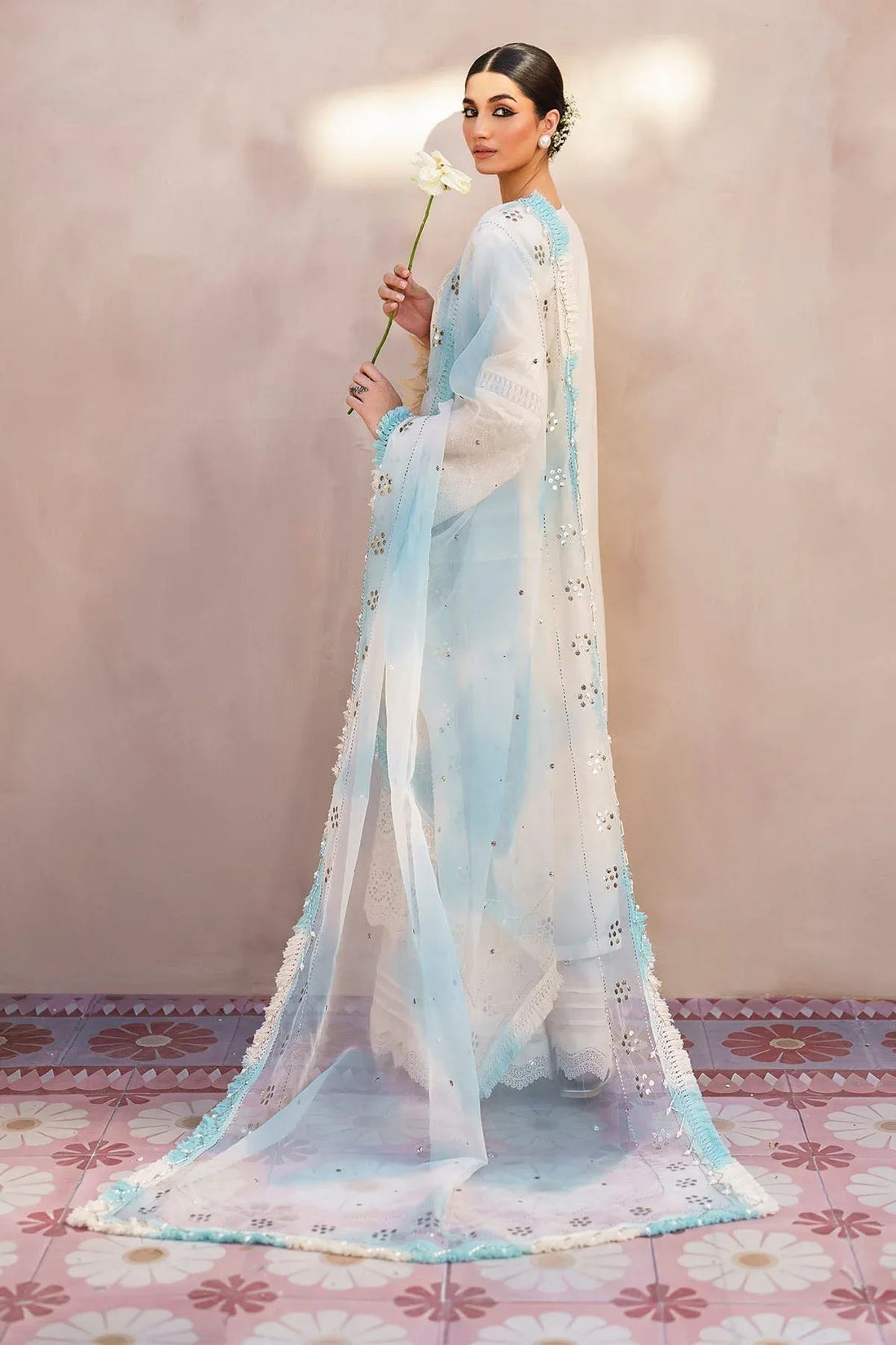 Nureh | Bazaar Lawn | NS-140 - Aqsa Fabrics