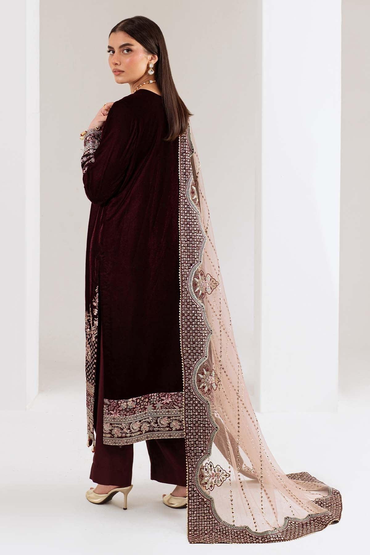Nureh | Maya Velvet | NW-110 - Aqsa Fabrics