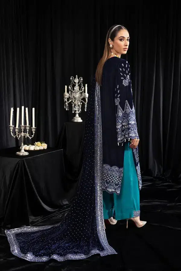 Nureh | Maya Velvet 23 | Safeena - Aqsa Fabrics