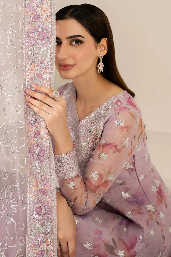 Farasha | Fiorella Formals | Lilly Passion - Aqsa Fabrics