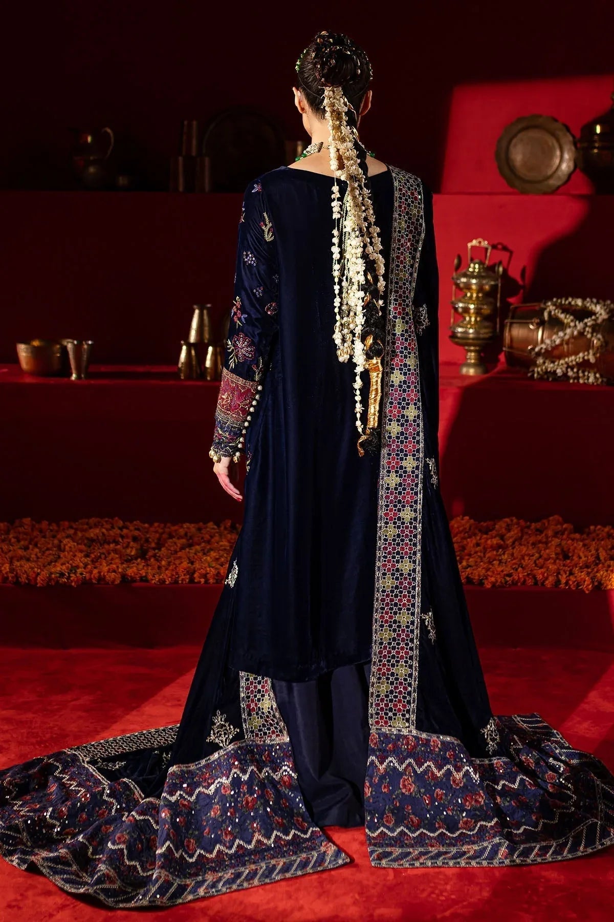 Nureh | Maya Velvet | NW-93 - Aqsa Fabrics