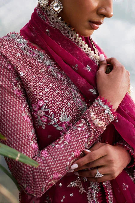 Afrozeh | La Fuschia 25 | Rowan - Aqsa Fabrics