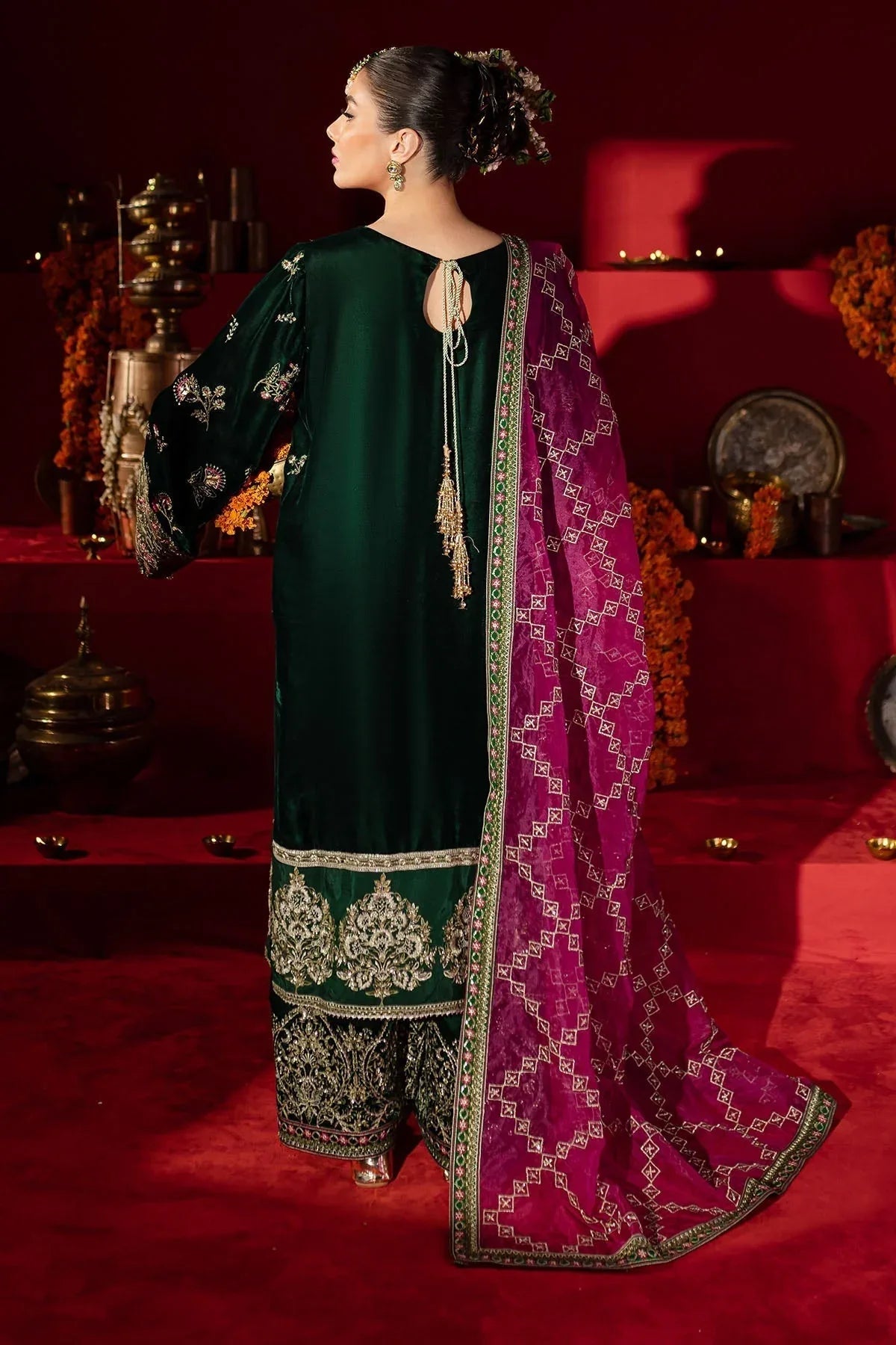 Nureh | Maya Velvet | NW-88 - Aqsa Fabrics