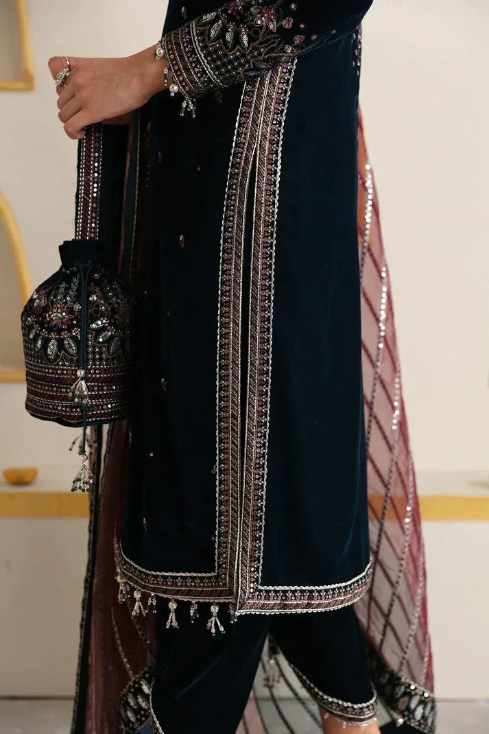 Jazmin | Velvet 23 | VF-2008 - Aqsa Fabrics