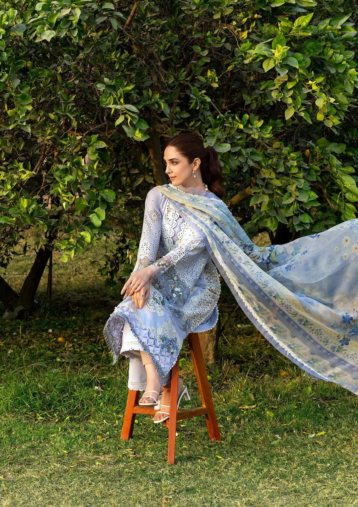 ELY-12 SKY BLISS - Aqsa Fabrics