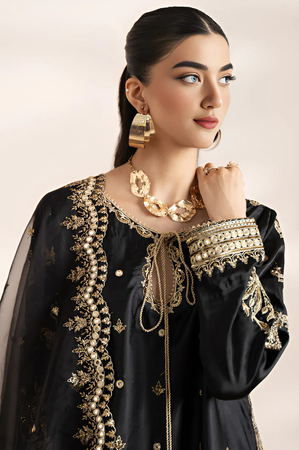 Charizma | Festive Pret | STM23-02 BLACK - Aqsa Fabrics