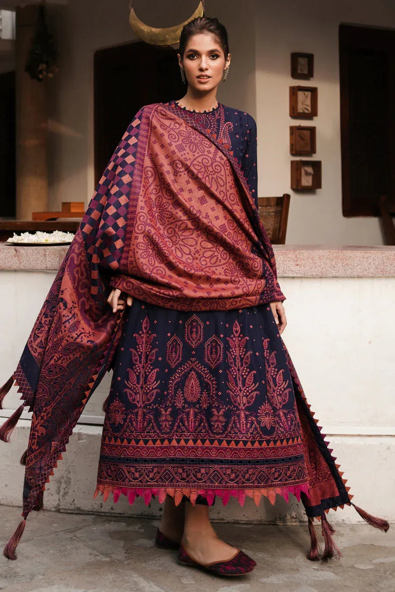 Jazmin | Winter Edition 24 | SLUB KHADDAR UW-0074 - Aqsa Fabrics