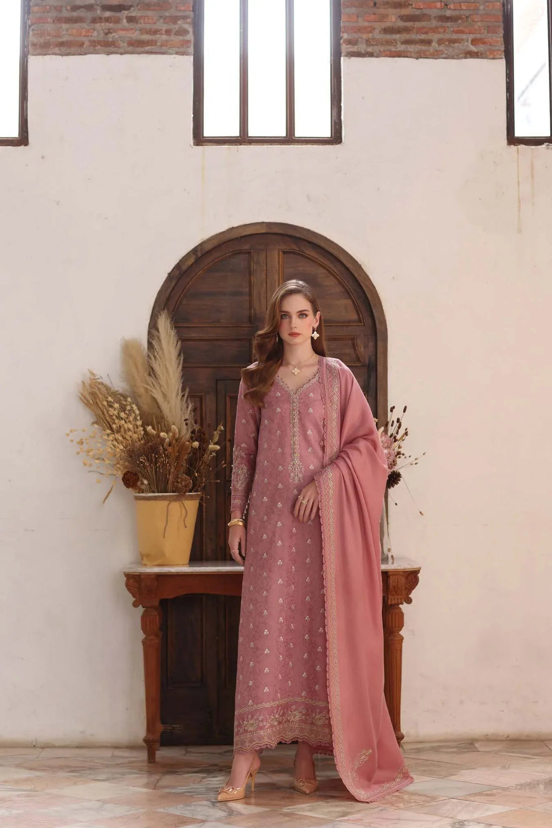Noor by Saadia Asad | Winter Pashmina 25 | Aveline - Aqsa Fabrics