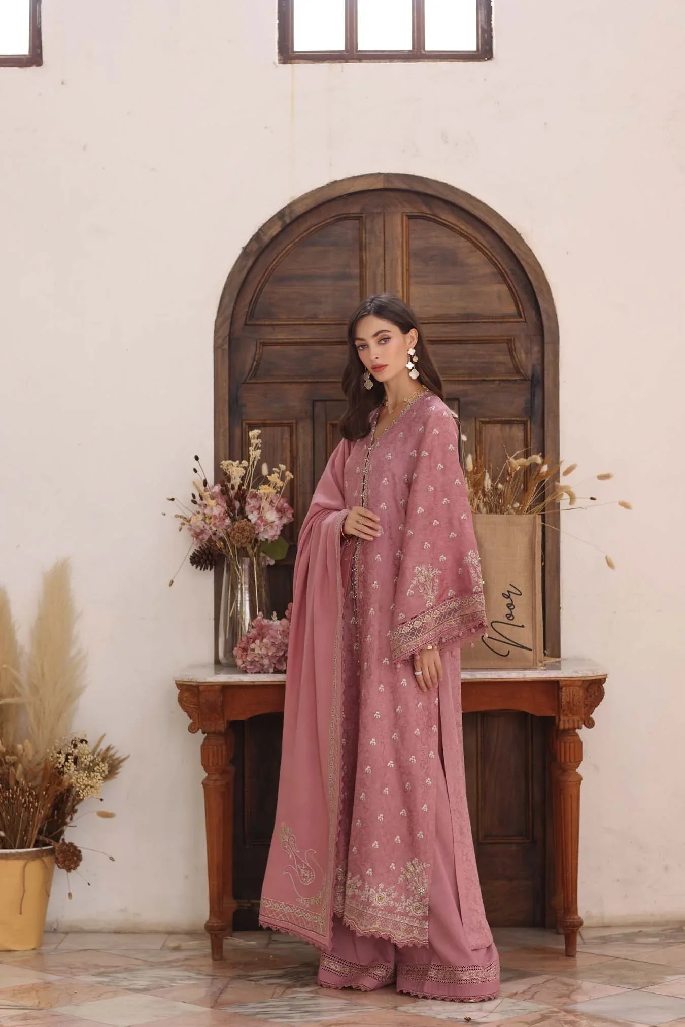 Noor by Saadia Asad | Winter Pashmina 25 | Aveline - Aqsa Fabrics