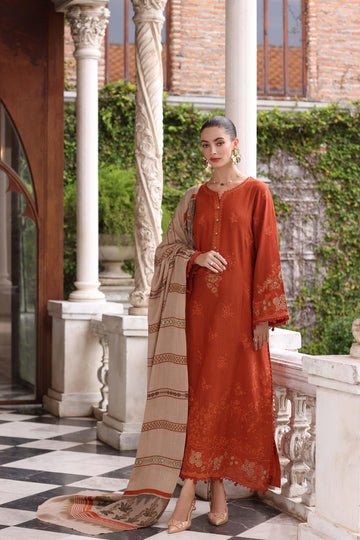 Noor by Saadia Asad | Winter Pashmina 25 | Rustique - Aqsa Fabrics