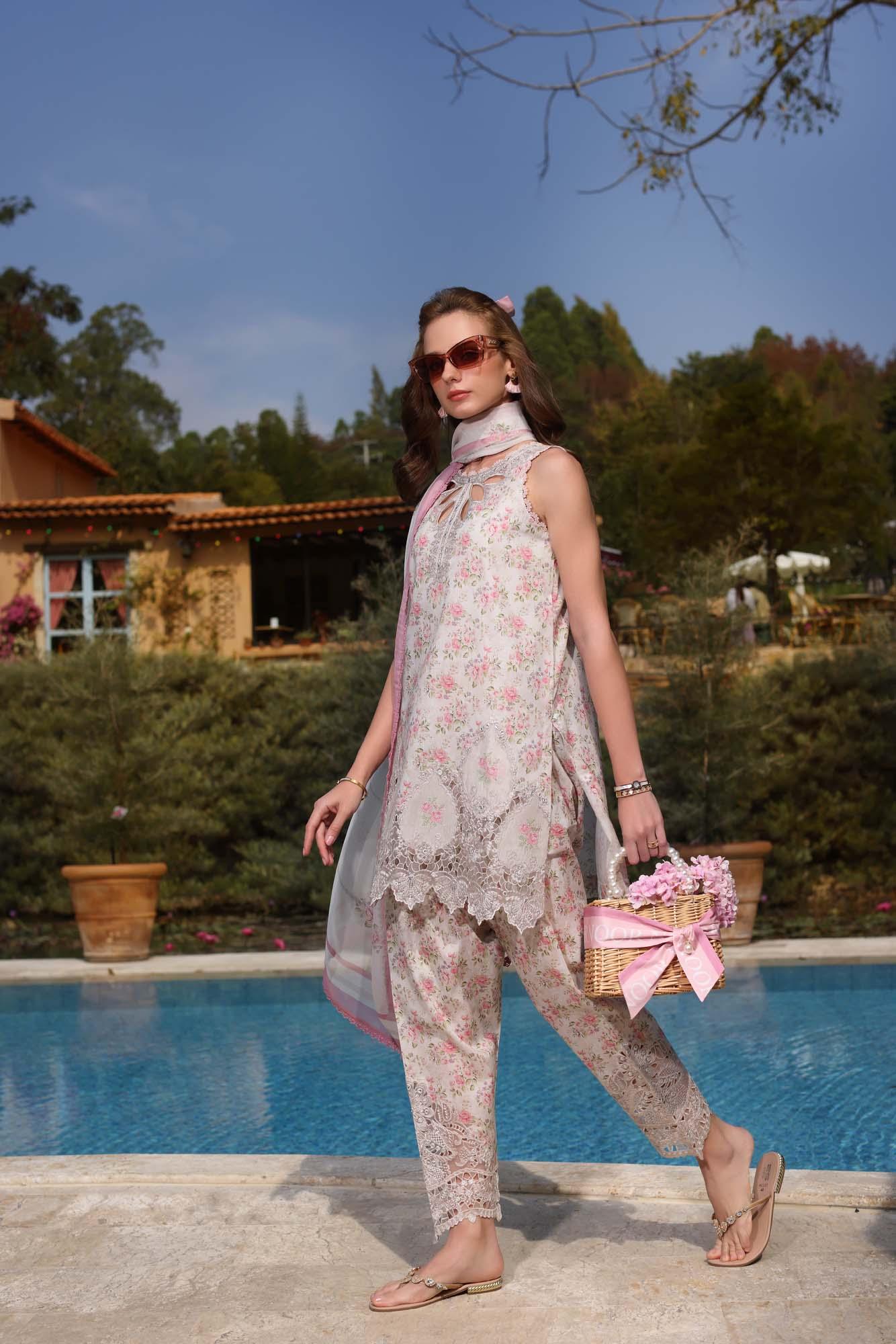 Noor by Saadia Asad | Luxe Chikankari 25 | D7-A - Aqsa Fabrics