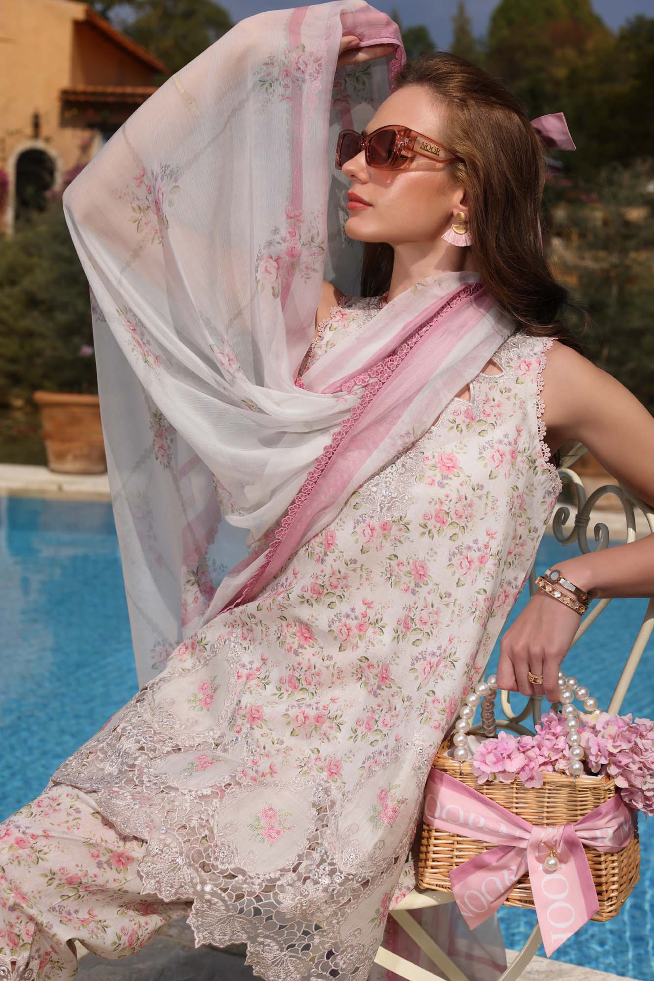 Noor by Saadia Asad | Luxe Chikankari 25 | D7-A - Aqsa Fabrics