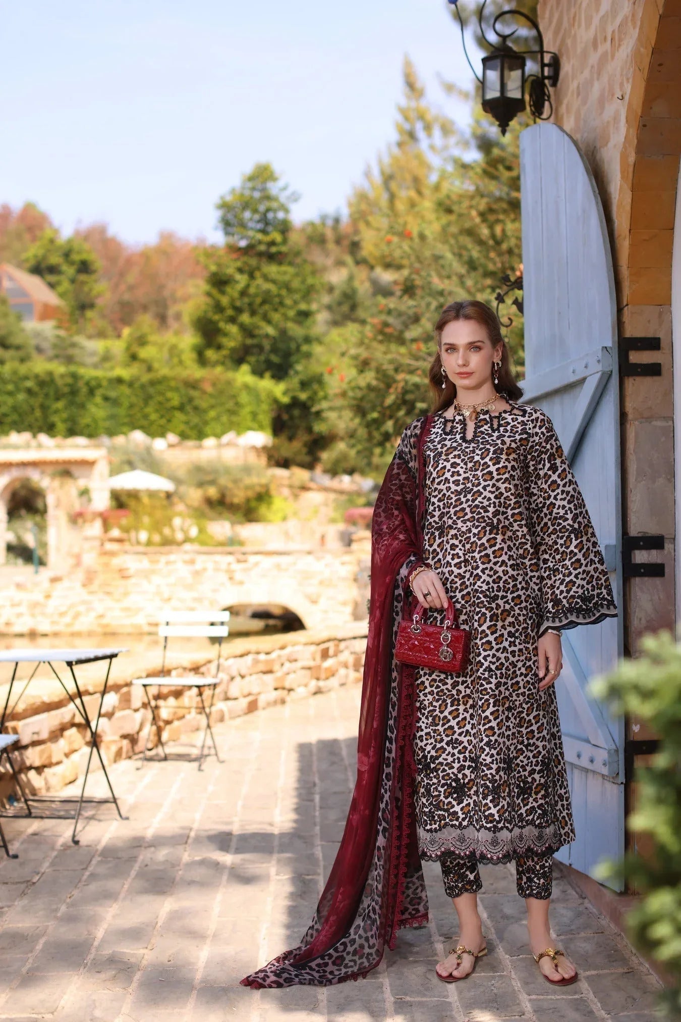 Noor by Saadia Asad | Luxe Chikankari 25 | D2-B - Aqsa Fabrics