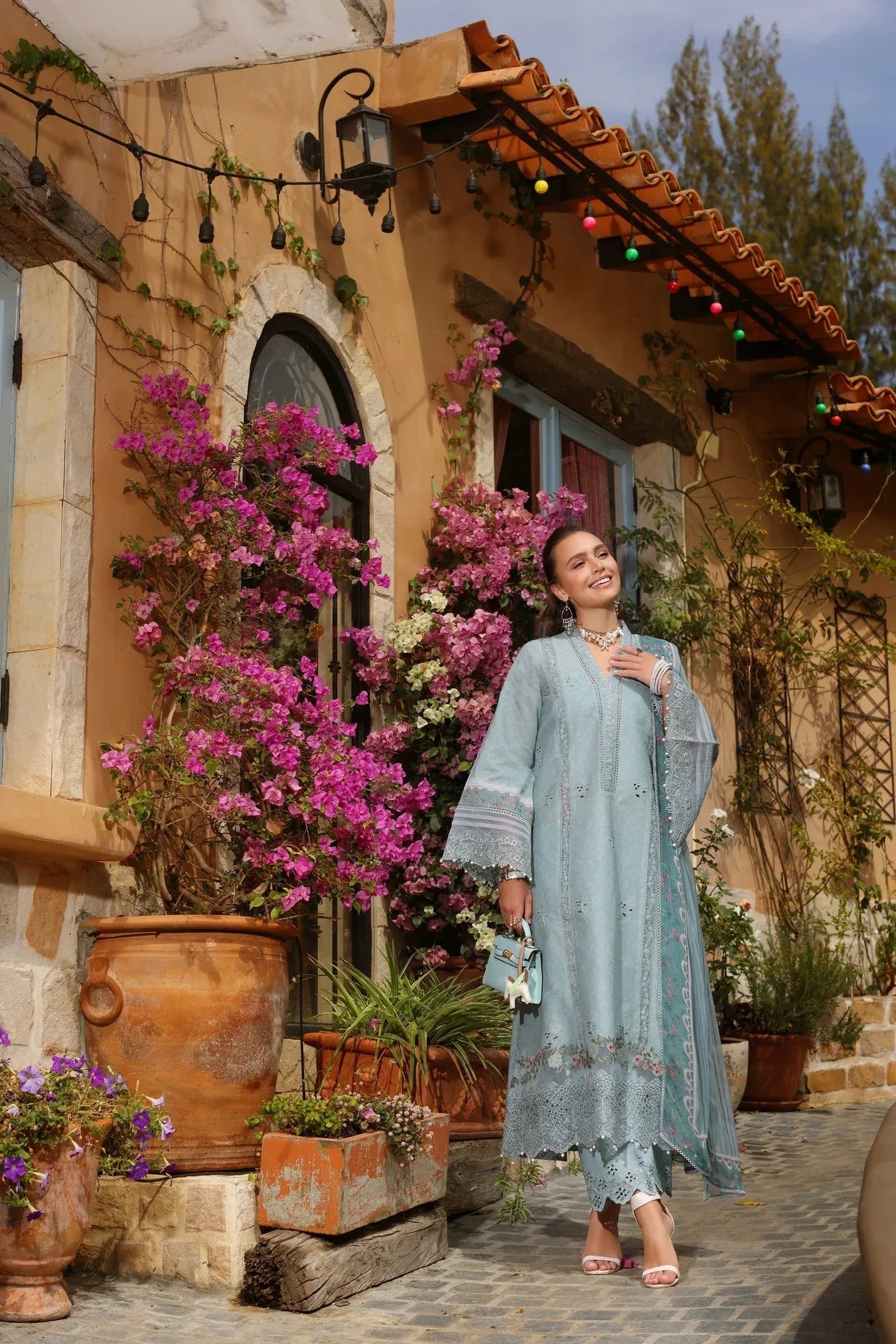 Noor by Saadia Asad | Luxe Chikankari 25 | D5-B - Aqsa Fabrics