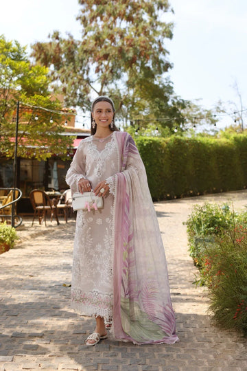 Noor by Saadia Asad | Luxe Chikankari 25 | D4-A - Aqsa Fabrics