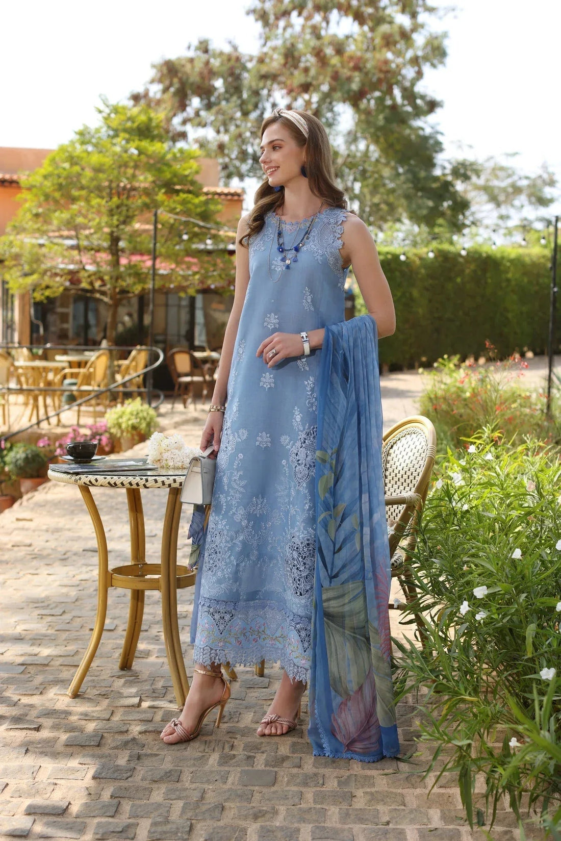 Noor by Saadia Asad | Luxe Chikankari 25 | D4-B - Aqsa Fabrics