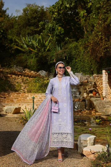 Noor by Saadia Asad | Luxe Chikankari 25 | D3-A - Aqsa Fabrics