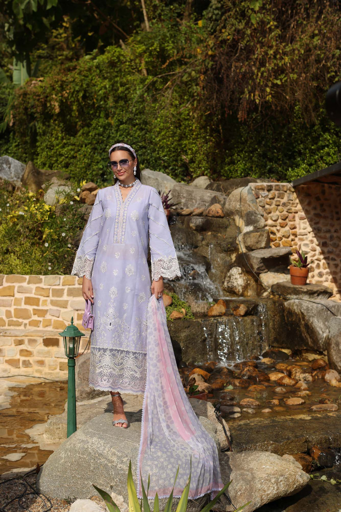 Noor by Saadia Asad | Luxe Chikankari 25 | D3-A - Aqsa Fabrics