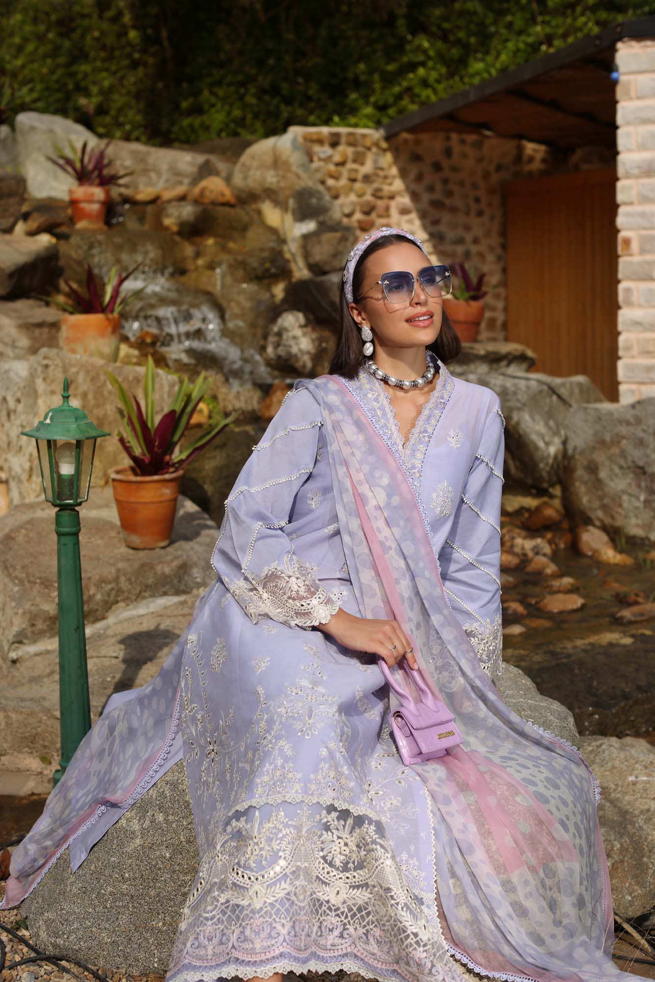 Noor by Saadia Asad | Luxe Chikankari 25 | D3-A - Aqsa Fabrics
