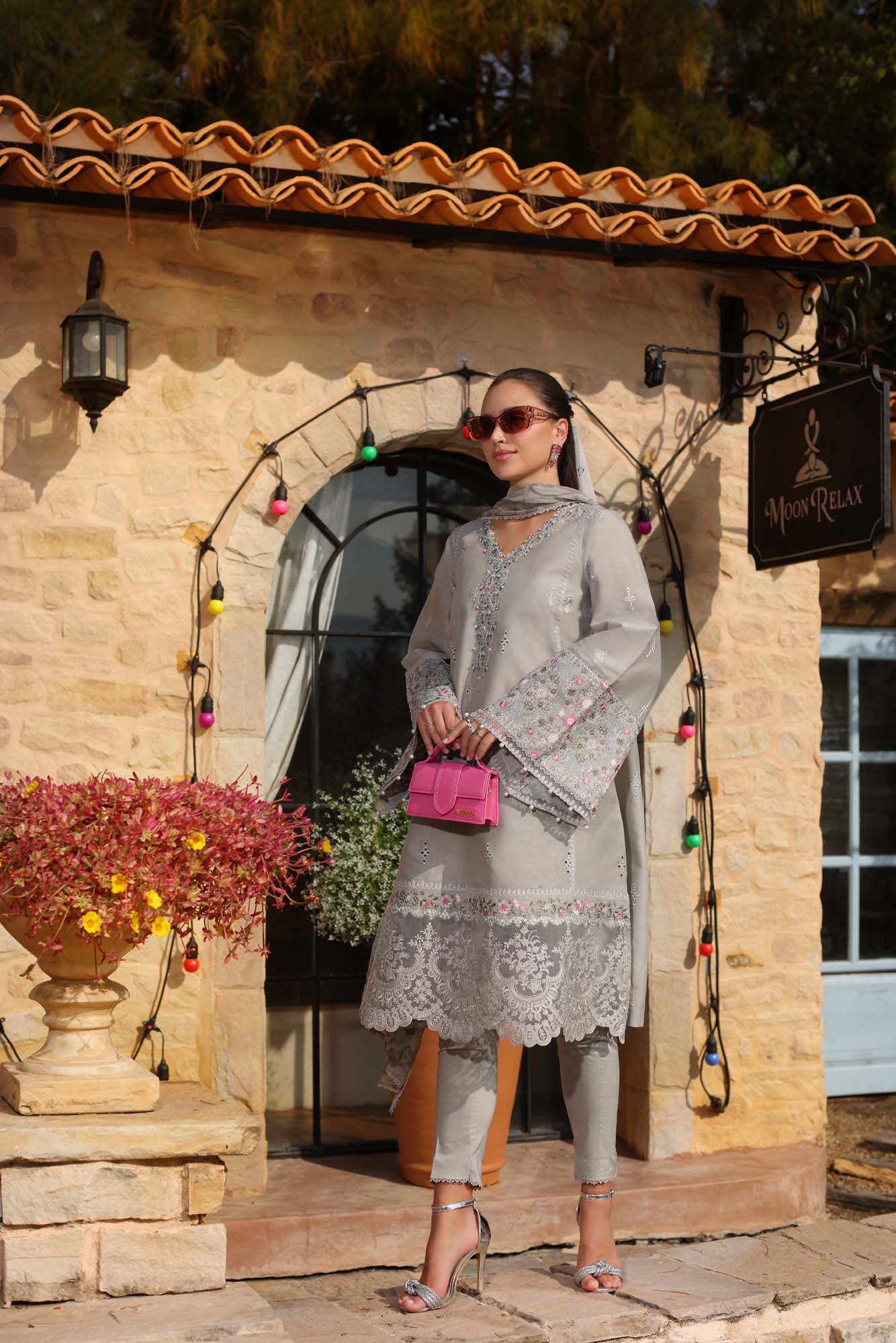 Noor by Saadia Asad | Luxe Chikankari 25 | D1-B - Aqsa Fabrics