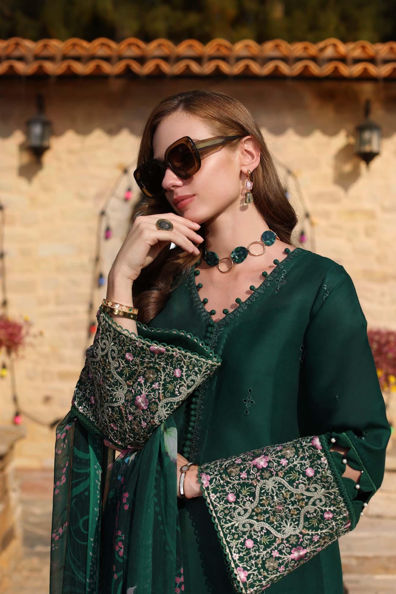 Noor by Saadia Asad | Luxe Chikankari 25 | D1-A - Aqsa Fabrics