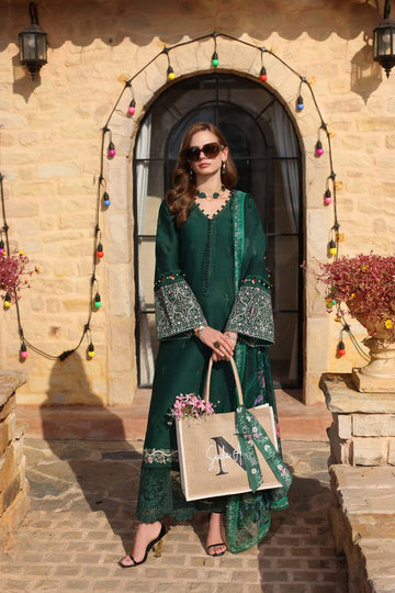 Noor by Saadia Asad | Luxe Chikankari 25 | D1-A - Aqsa Fabrics