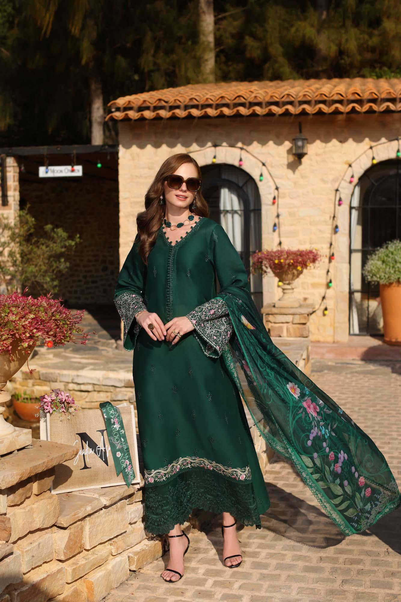 Noor by Saadia Asad | Luxe Chikankari 25 | D1-A - Aqsa Fabrics
