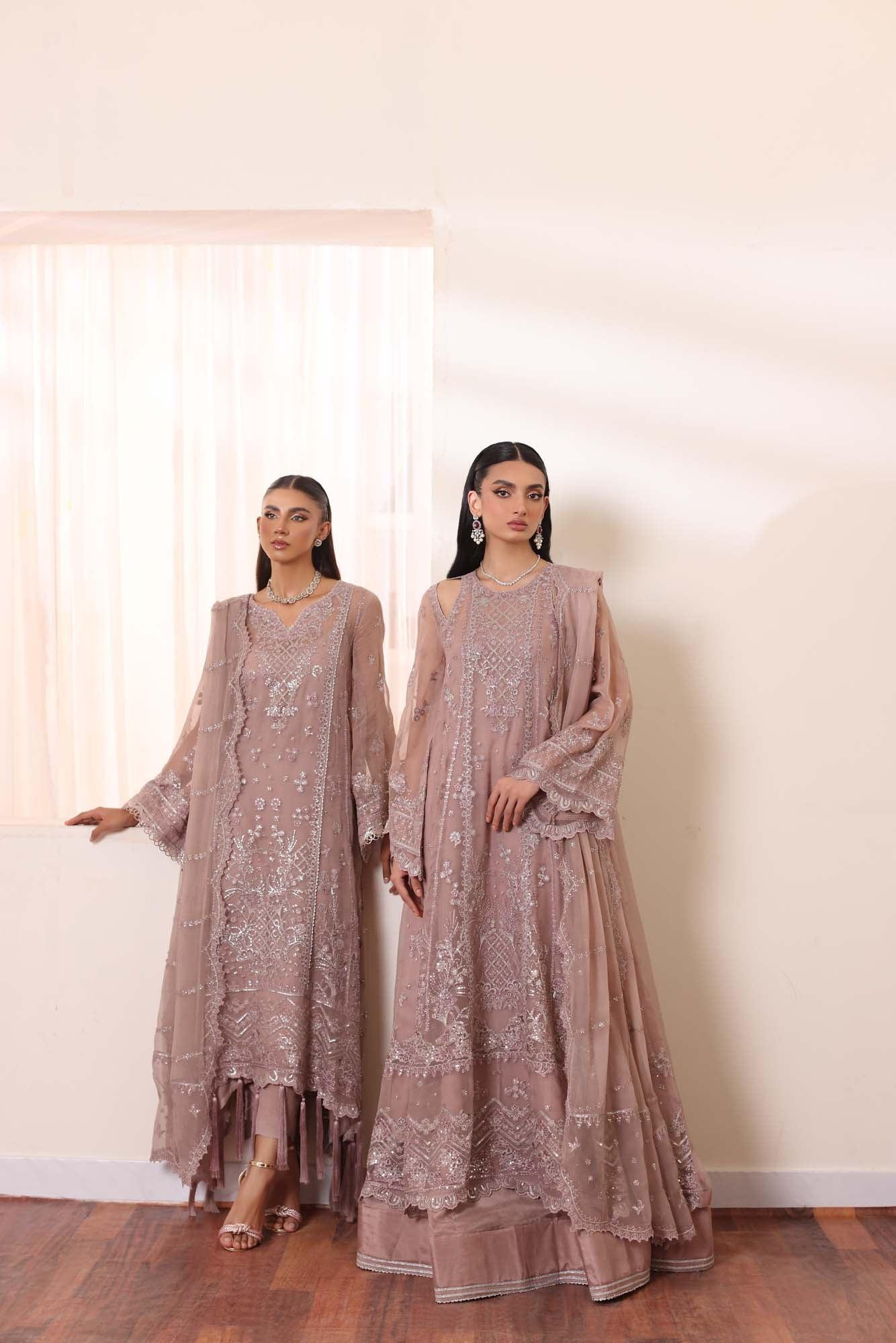 Noor by Saadia Asad | Noor Chiffon De Luxe | D7 - Aqsa Fabrics