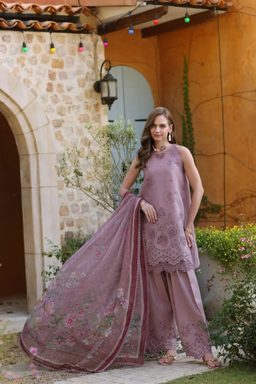 Noor by Saadia Asad | Luxe Chikankari 25 | D8-A - Aqsa Fabrics