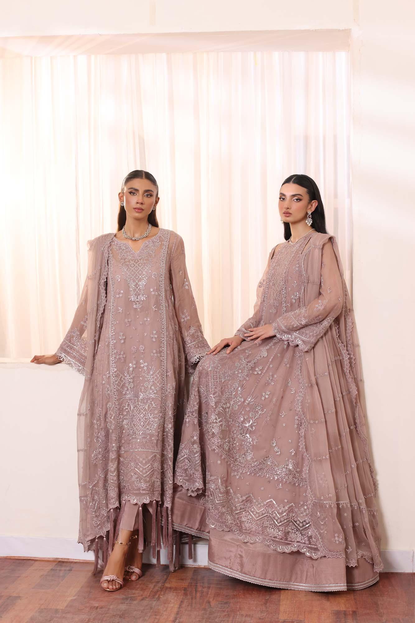 Noor by Saadia Asad | Noor Chiffon De Luxe | D7 - Aqsa Fabrics