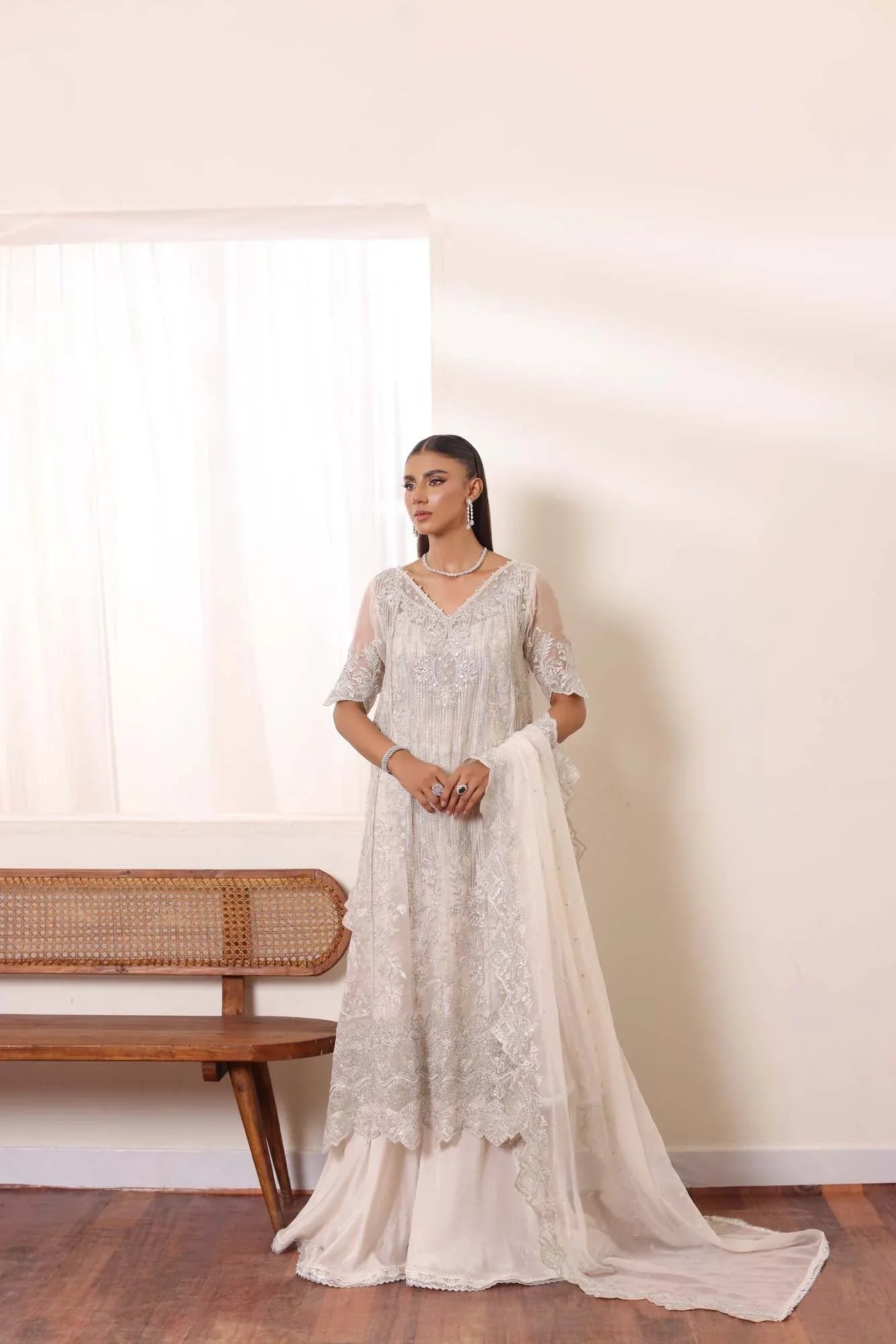 Noor by Saadia Asad | Noor Chiffon De Luxe | D5 - Aqsa Fabrics