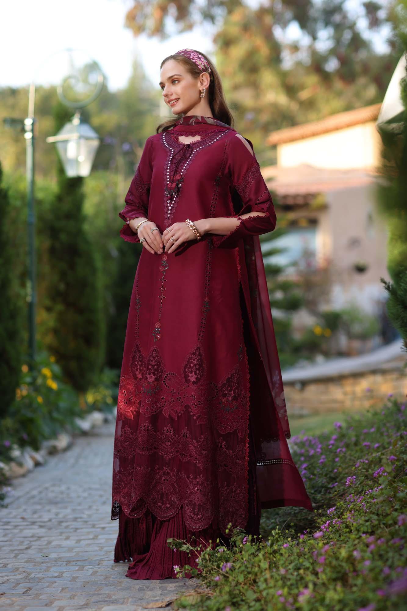 Noor by Saadia Asad | Luxe Chikankari 25 | D6-A - Aqsa Fabrics