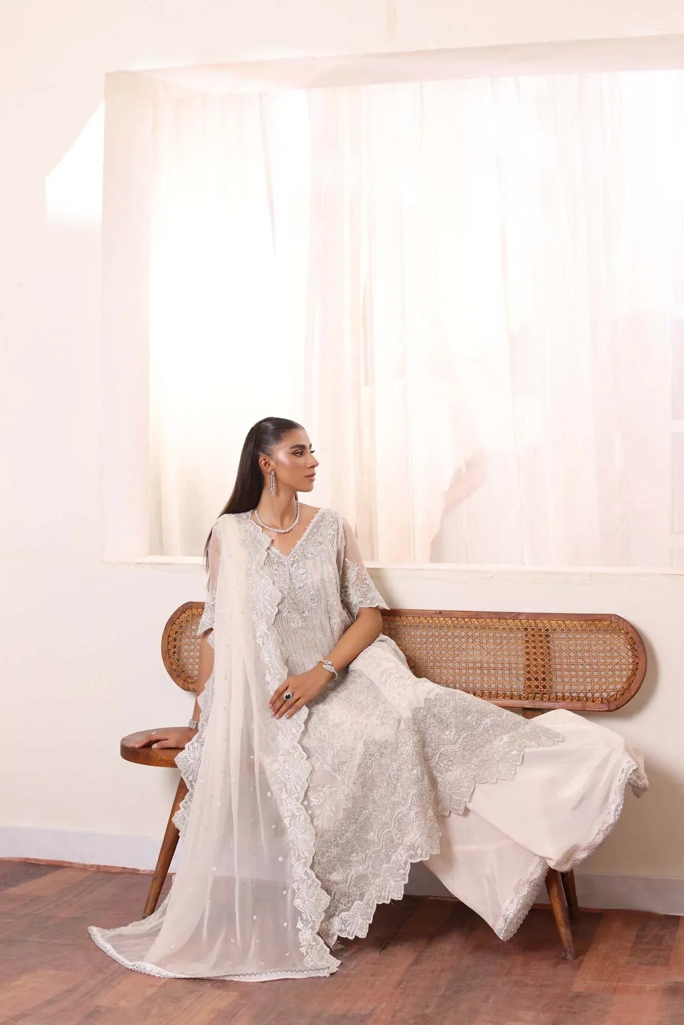 Noor by Saadia Asad | Noor Chiffon De Luxe | D5 - Aqsa Fabrics