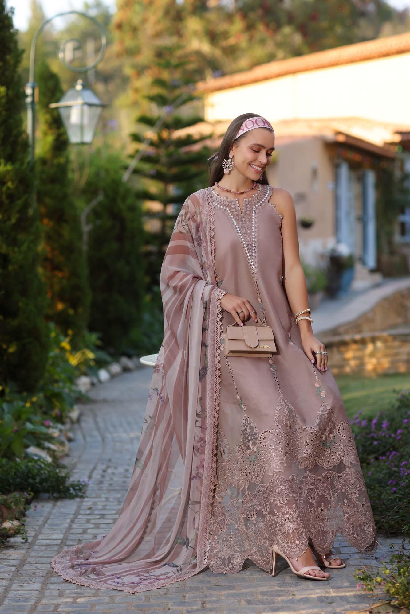 Noor by Saadia Asad | Luxe Chikankari 25 | D6-B - Aqsa Fabrics