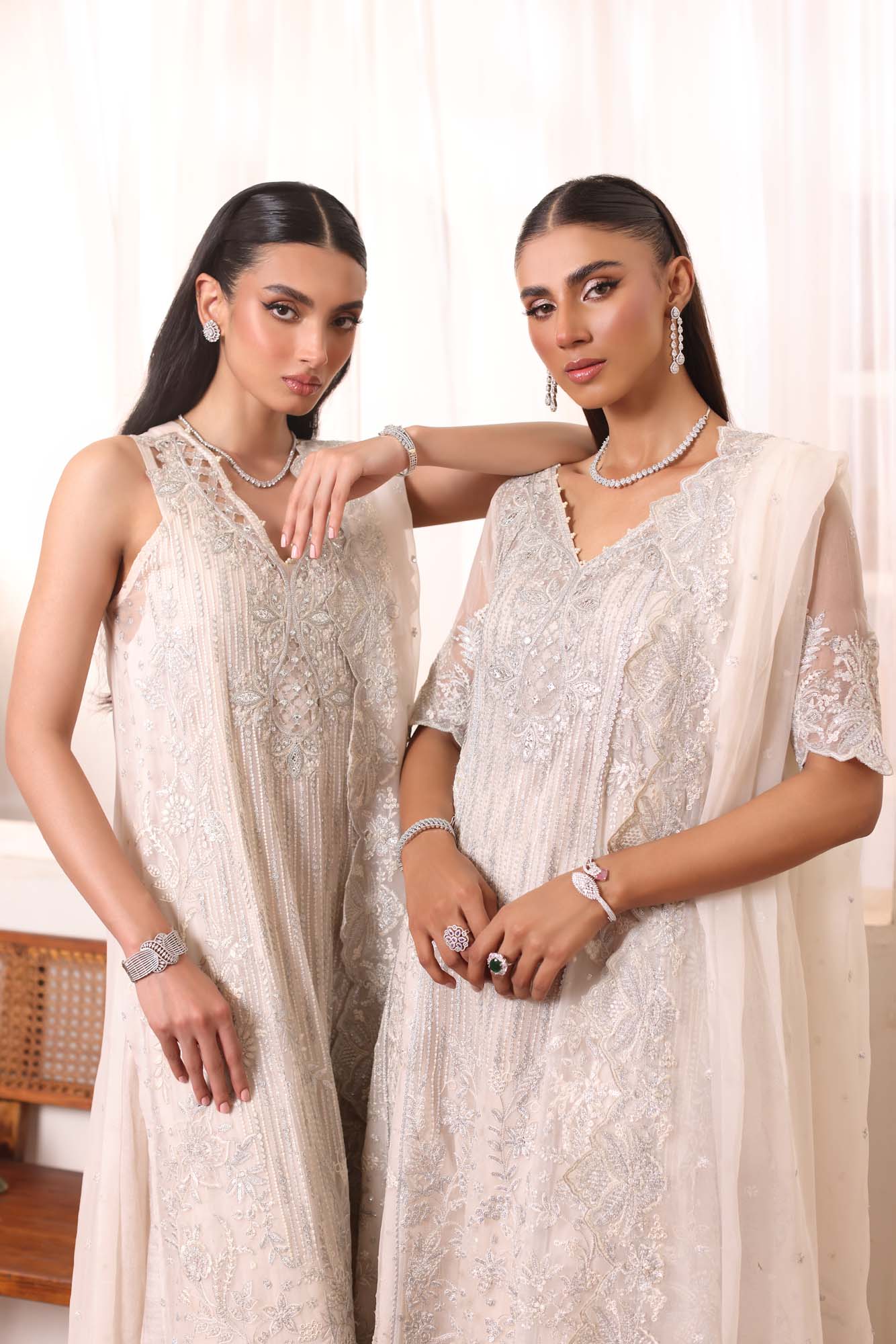 Noor by Saadia Asad | Noor Chiffon De Luxe | D5 - Aqsa Fabrics