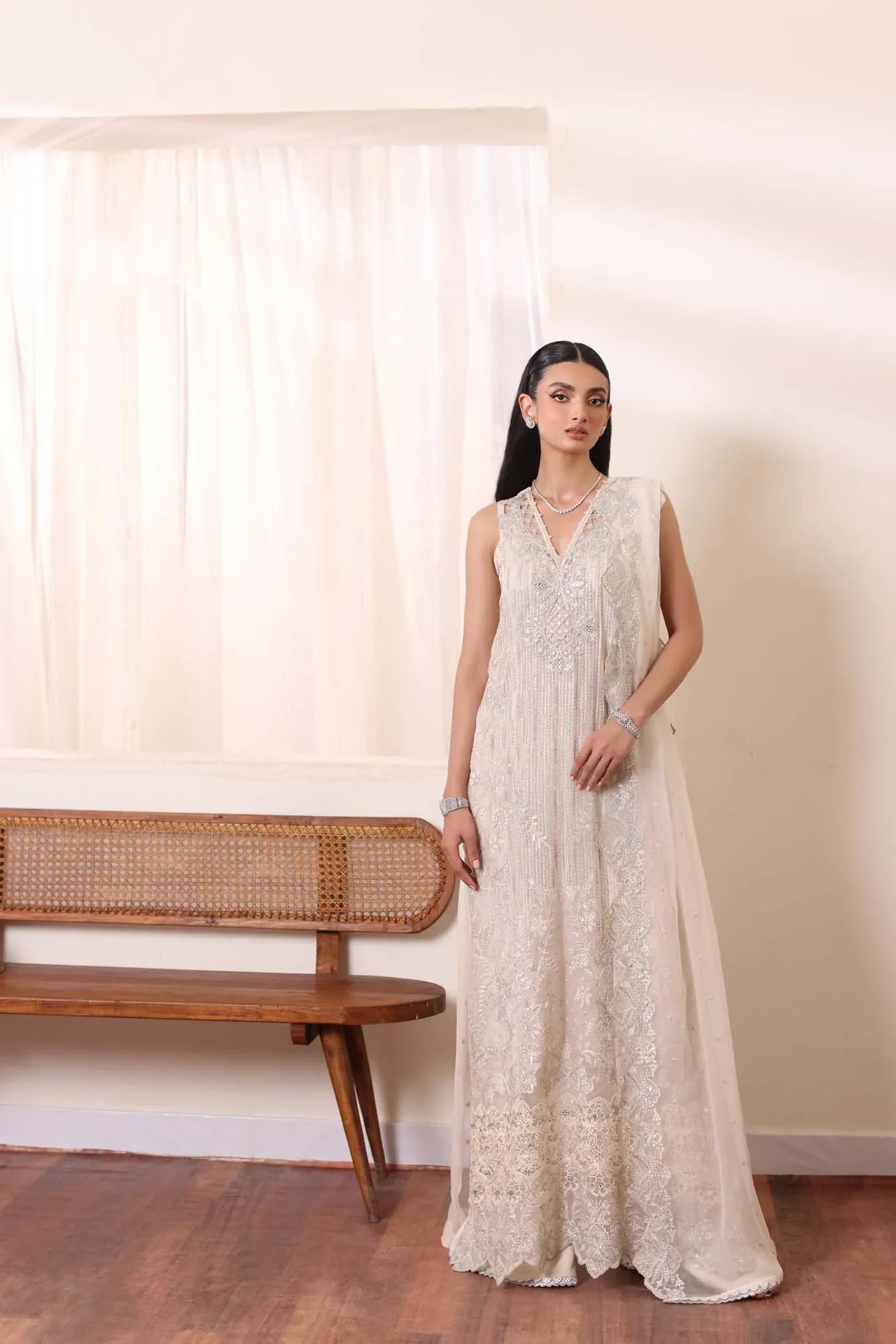 Noor by Saadia Asad | Noor Chiffon De Luxe | D5 - Aqsa Fabrics