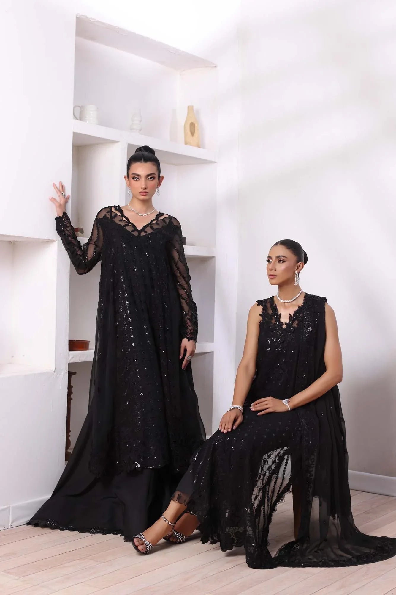 Noor by Saadia Asad | Noor Chiffon De Luxe | D4 - Aqsa Fabrics