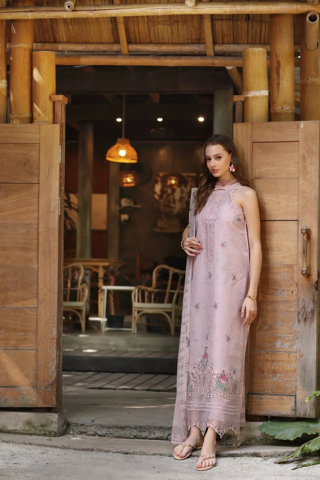 Noor by Saadia Asad | Eid Luxe Printedkari | D2-B - Aqsa Fabrics