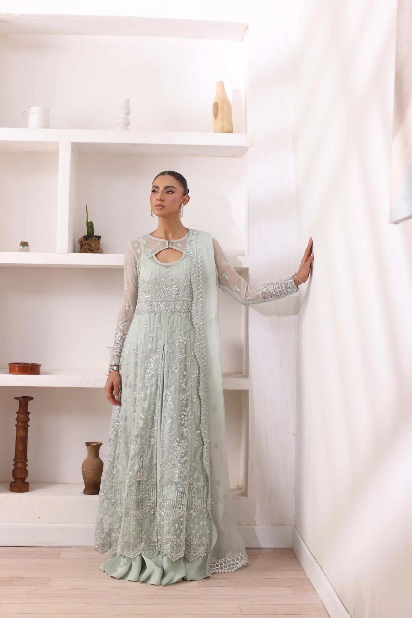 Noor by Saadia Asad | Noor Chiffon De Luxe | D8 - Aqsa Fabrics