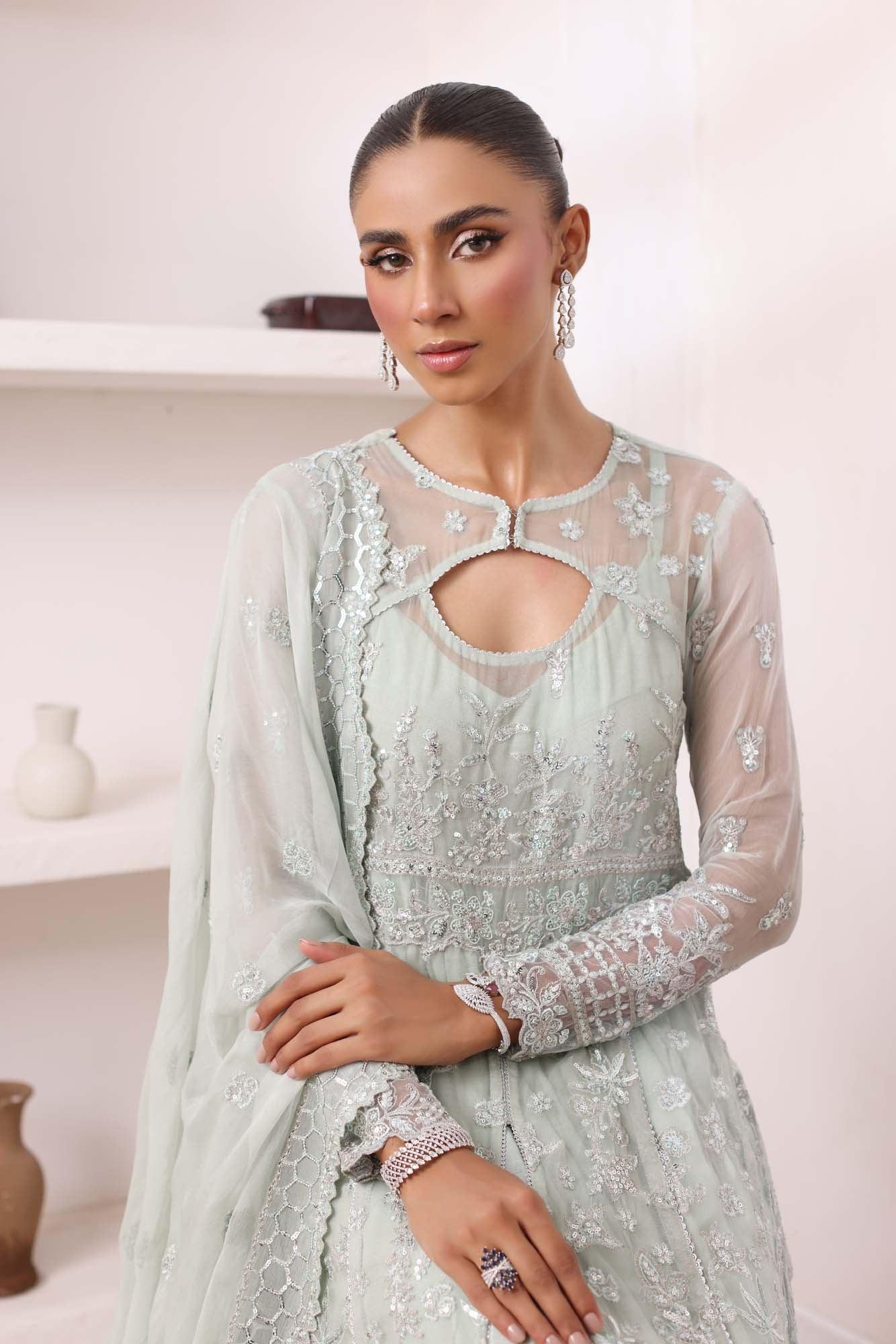 Noor by Saadia Asad | Noor Chiffon De Luxe | D8 - Aqsa Fabrics